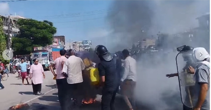 In Rautahat, one person was killed in a dispute over Kulo Demonstration demanding registration of case